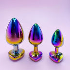 Metal Butt Plug - Anal Toying Colored Stainless Steel Metal Butt Plug – product view 13
