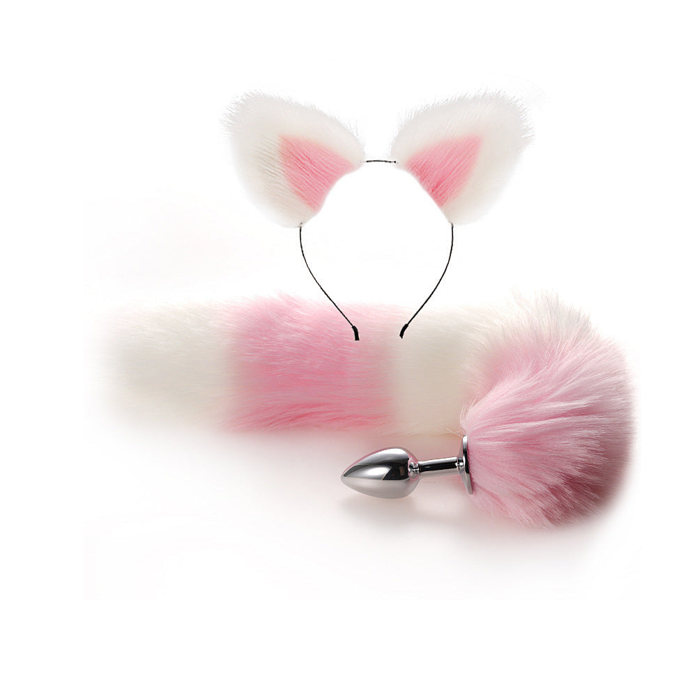 Butt Plug with Tail | Metal Butt Plug Anal Stimulation Toy – product view 4