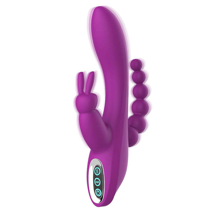 Double-Headed 3-Point Multi-Frequency Vibrating Masturbator – product view 16