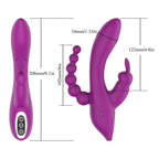 Double-Headed 3-Point Multi-Frequency Vibrating Masturbator – product view 15