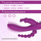 Double-Headed 3-Point Multi-Frequency Vibrating Masturbator – product view 11