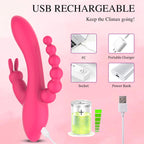 Double-Headed 3-Point Multi-Frequency Vibrating Masturbator – product view 5