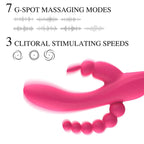 Double-Headed 3-Point Multi-Frequency Vibrating Masturbator – product view 3