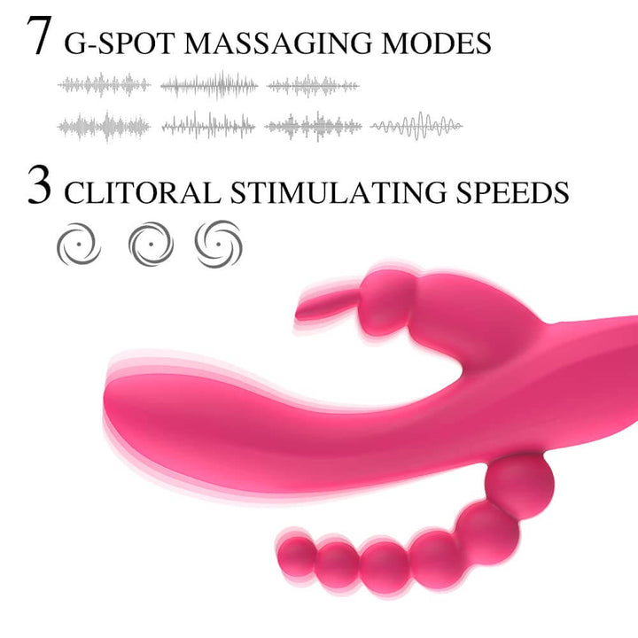 Double-Headed 3-Point Multi-Frequency Vibrating Masturbator – product view 3