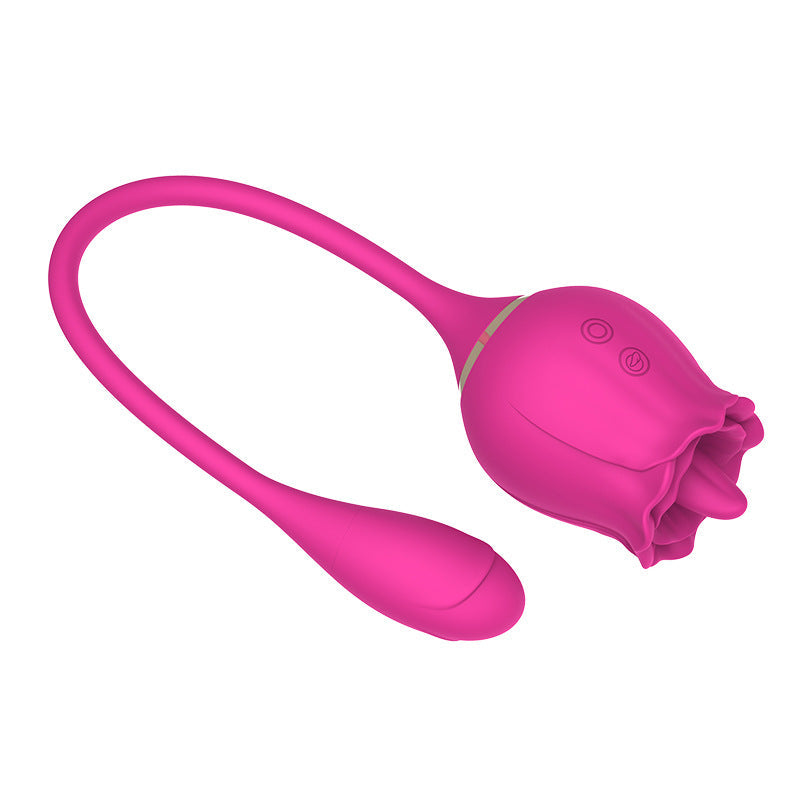10 Frequency Rose Vibrators with Vibrating Tongue & Vibrating Egg – product view 12