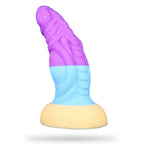 Colorful Mixed Color Alien Dildo - Thick Rainbow Dildo
