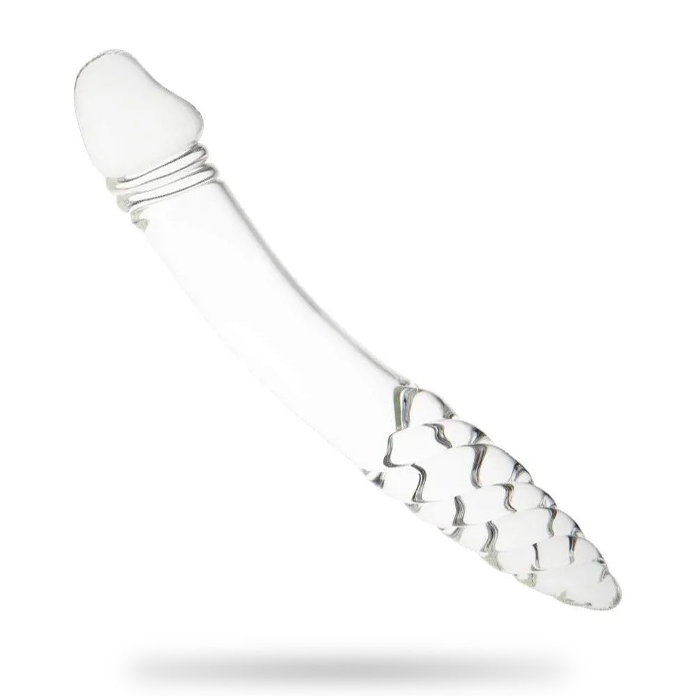 Crystal Double-Ended Glass Dildo – product view 2