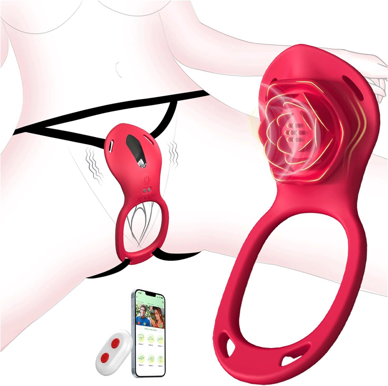Zoolia App-Controlled Wearable Rose Couples Toy