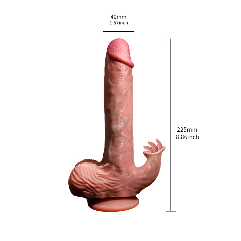 Tarzan Dildo Bendable Thrusting Dildo With Suction Cup 8.86 Inch – product view 21