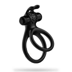 Silicone Penis Ring With Vibrator for Erection