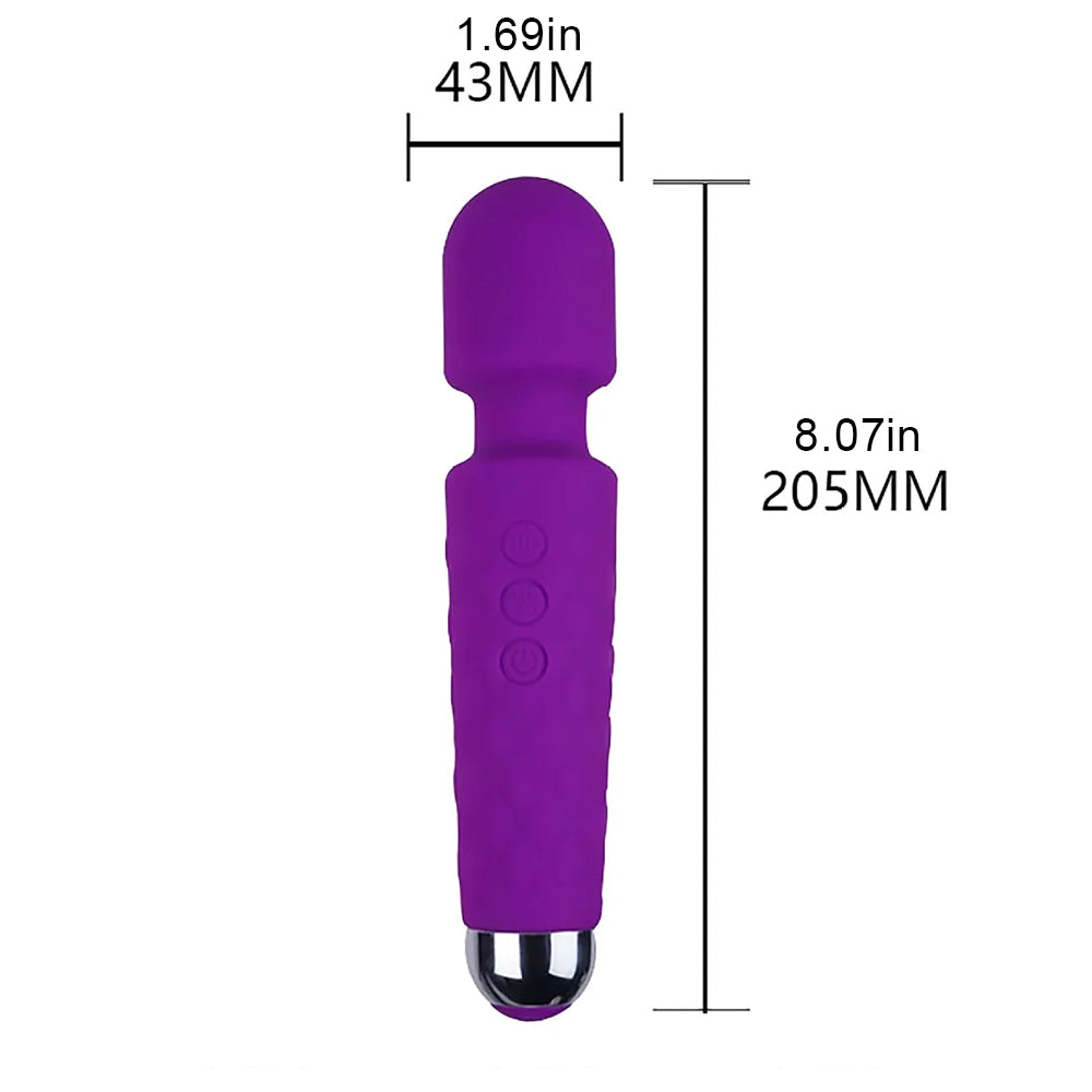 20 Frequency Magic Wand Knight Strong Shock Nipple Vibrator – product view 9