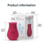Female Masturbation Rose Vibrator | Vibrating Suction Rose Sex Toys – product view 7
