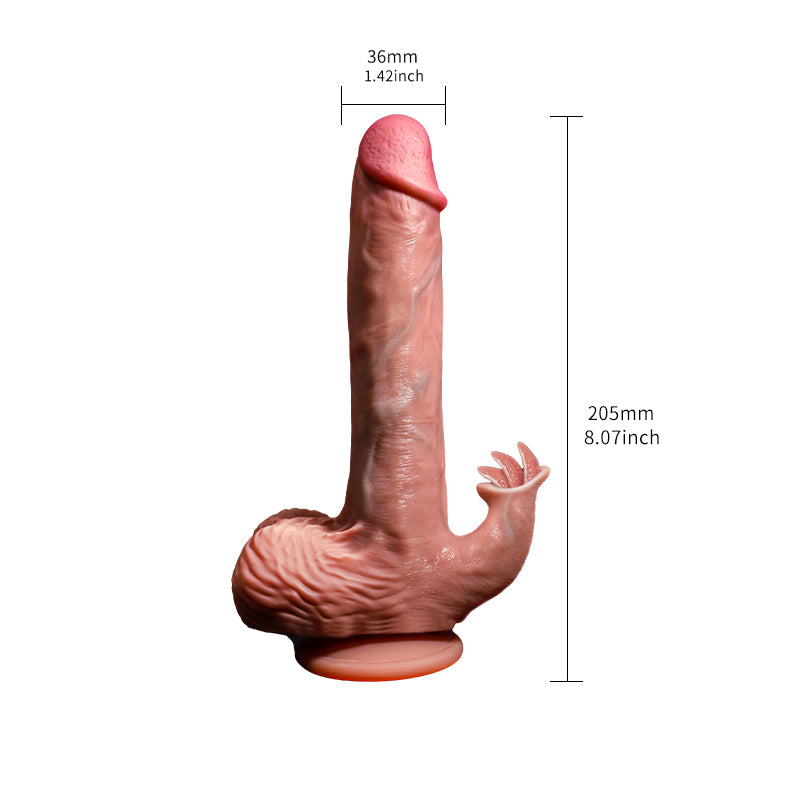 Tarzan Dildo Bendable Thrusting Dildo With Suction Cup 8.86 Inch – product view 20