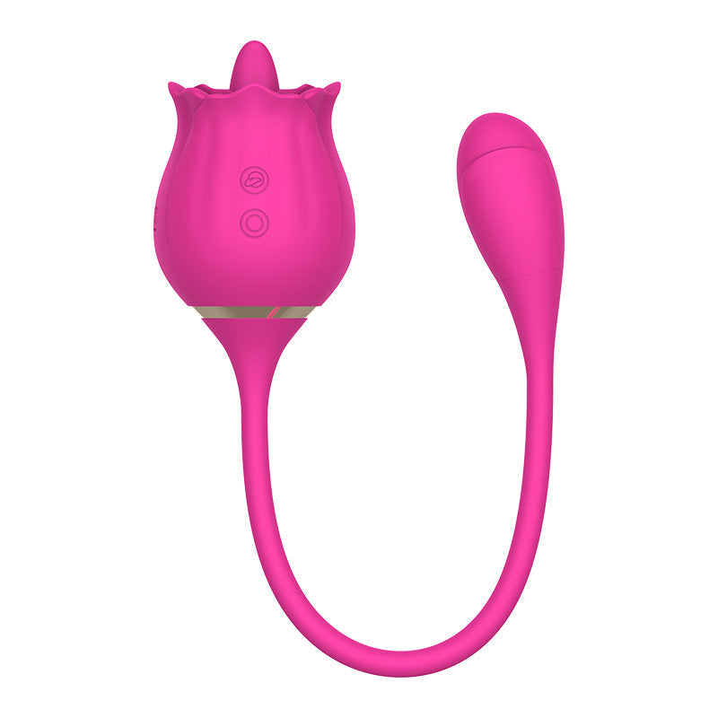 10 Frequency Rose Vibrators with Vibrating Tongue & Vibrating Egg – product view 10