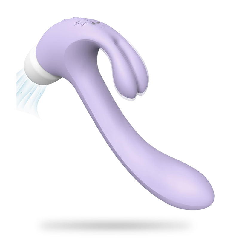2 In 1 Rabbit Sucking Hammer Vibrator