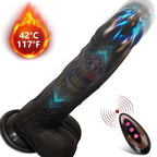 6.6 in Vibrating Thrusting Swing Thick Long Lifelike Dildo With Remote Control