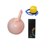 6.3 in Bouncy Inflatable Sex Ball with Remote Control Vibrating Realistic Dildo