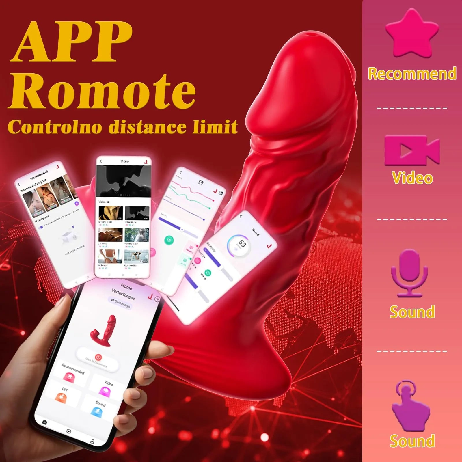 Trovina remote and app control