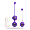 Remote control vibrating Kegel ball private part contraction pelvic floor muscle vibrator