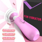 Cute Mini Magic Wand Massager & Clitoral Vibrator for Women – product view 4
