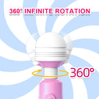 Cute Mini Magic Wand Massager & Clitoral Vibrator for Women – product view 5