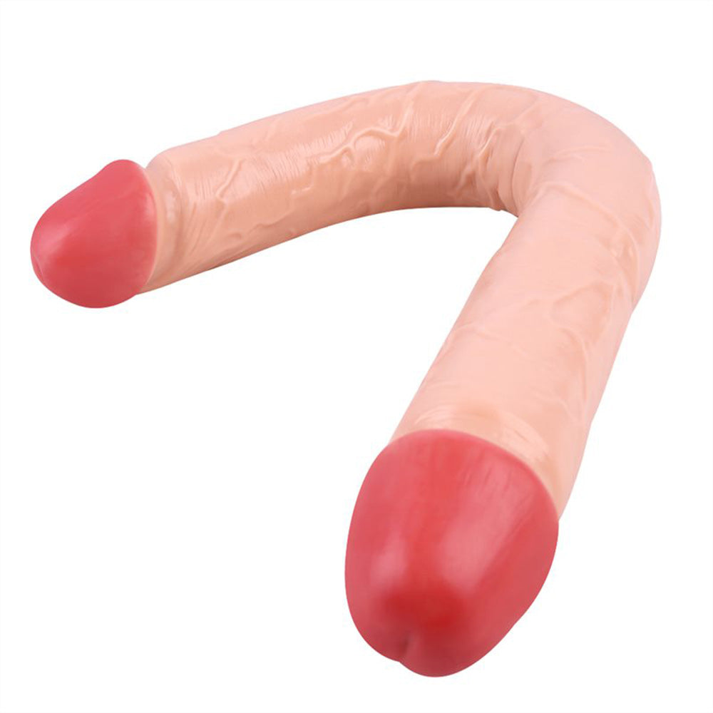 Double-Ended Soft Silicone Simulated Anus Masturbation Dildo – product view 10