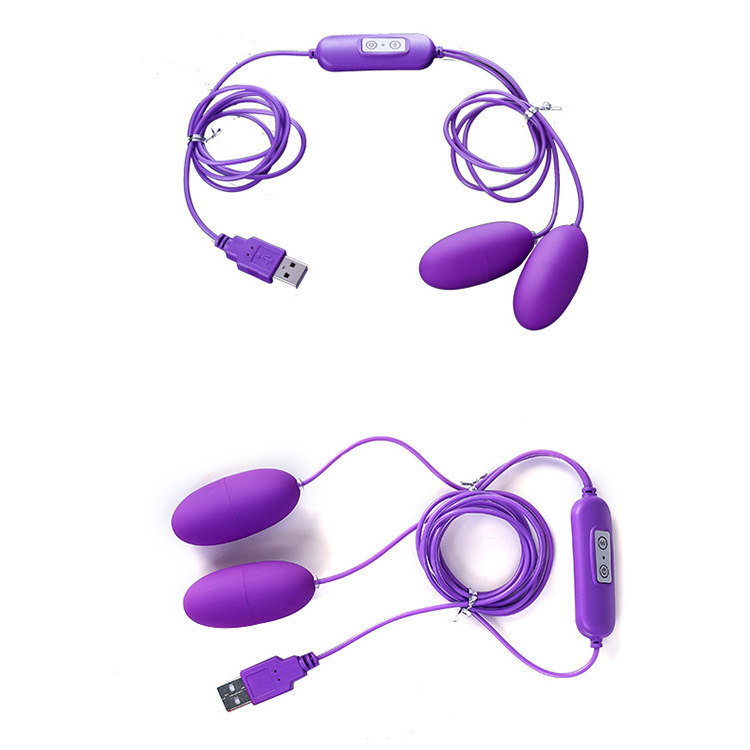 USB Charging Double-Bouncing Eggs Vibrator – product view 6
