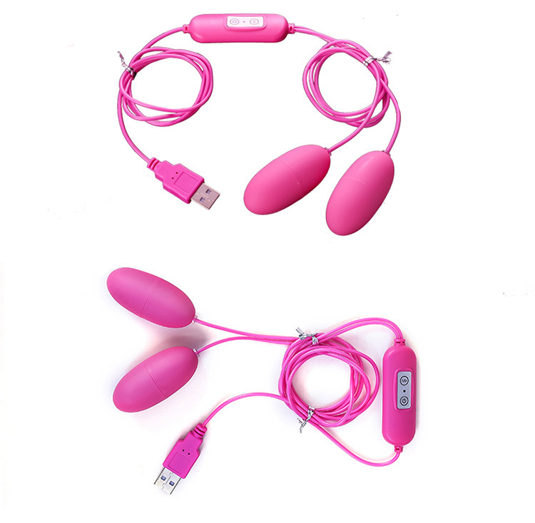 USB Charging Double-Bouncing Eggs Vibrator – product view 2