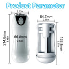 QuantumFlex 10 Vibration 5 Sucking Masturbation Cup Fully Automatic Deep Throat Wrap Pleasure Realistic Male Stroker — product image 6