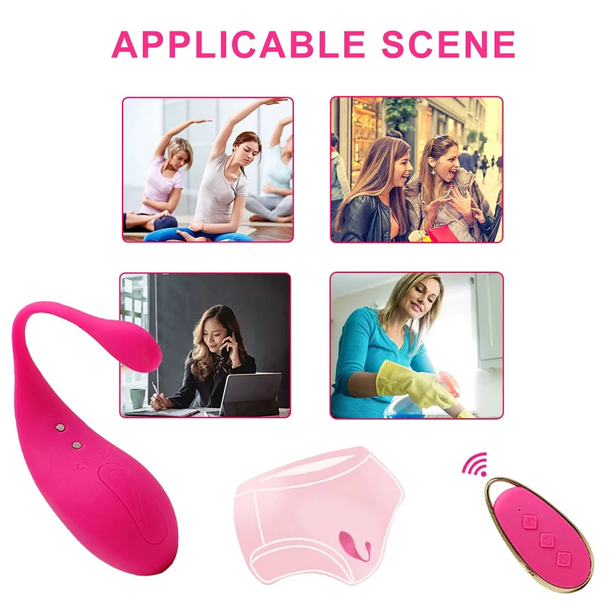 12 Frequency Vibration Wireless Remote Control Jumping Egg – product view 6