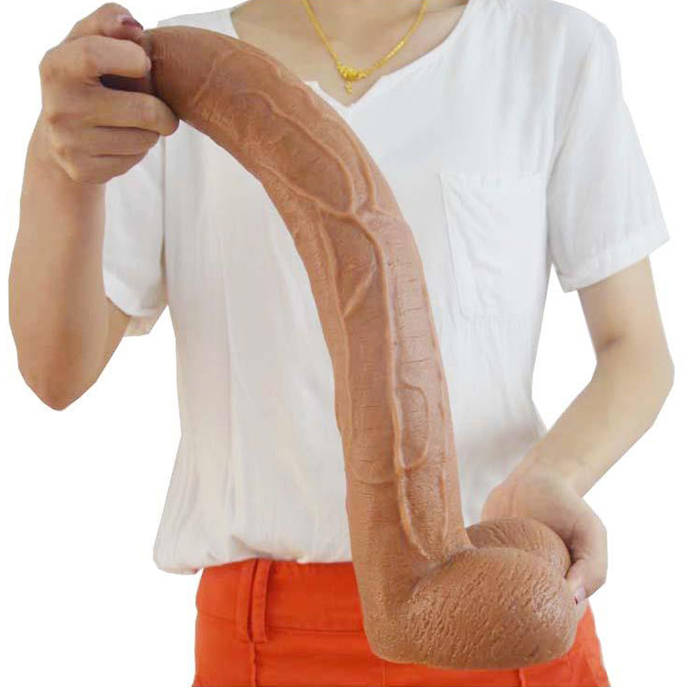 15.5 Inch Extra-Long Realistic Penis Shape Dildo – product view 4