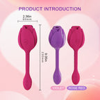 10 Frequency Rose Vibrator With Egg Vibrator Rose Sex Toy – product view 8