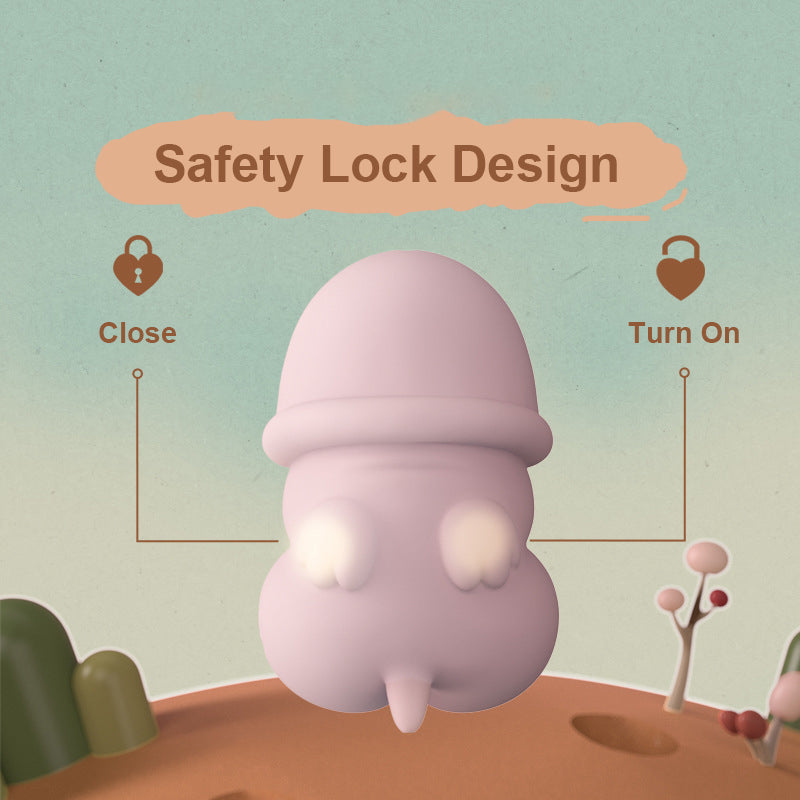 Piglet Vibrating Egg & Pink Vibrator Romantic Angel Sex Toy – product view 3