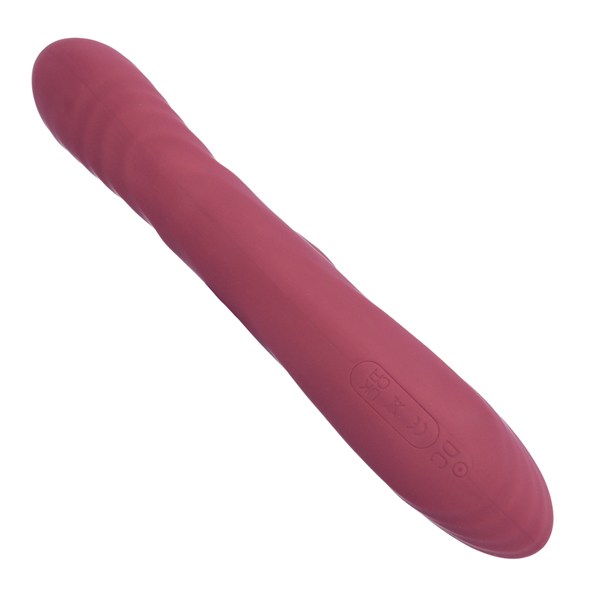 view of charging station on bottom of red thrusting rabbit | AnneToys