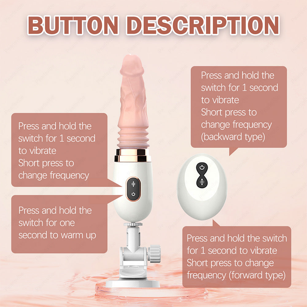Remote Control Automatic 7-Frequency Telescopic Vibration Intelligent Heating Dildo – product view 9