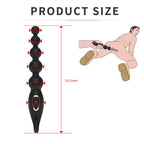 7 Frequency Vibration Anal Plug With Beads In The Back Chamber — product image 8