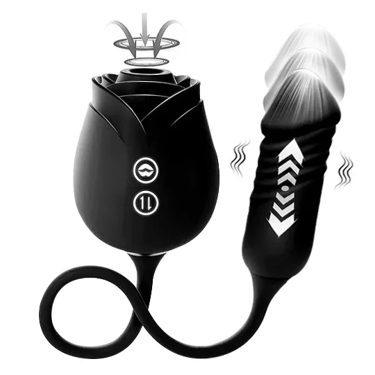 Rose Mary - Dual Massager - Suction & Internal Vibe