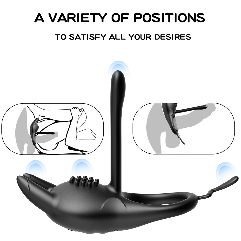 Couple Rings Vibrators 10 Vibration Mode Clit Stimualtion Sex Adult Toys – product view 4