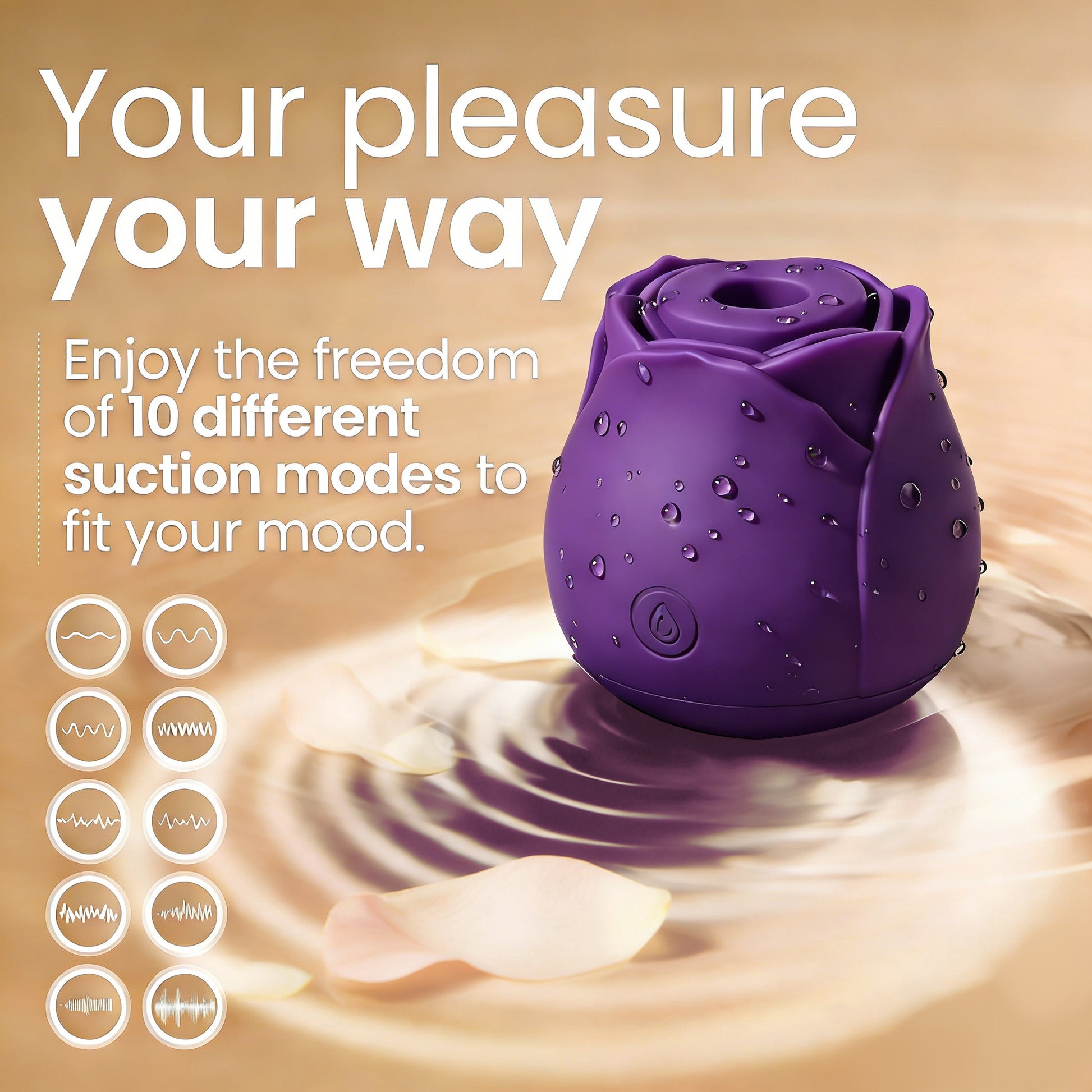 For Couples' Fun - Royaleye Vibe Ring & Original Rose Toy®