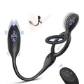 3 in 1 Couple Vibrator 10 Vibration Modes Penis Ring – product view 2