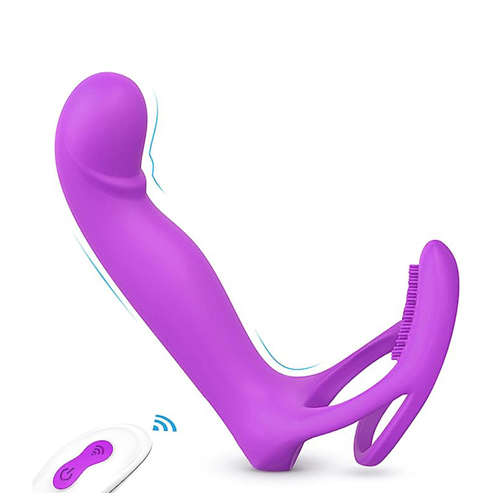 3 In 1 Penis Ring 9 Modes G-Spot Vibrator – product view 2