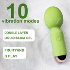 10 Frequency Vibration Mini AV Strawberry Head Vibrator – product view 2