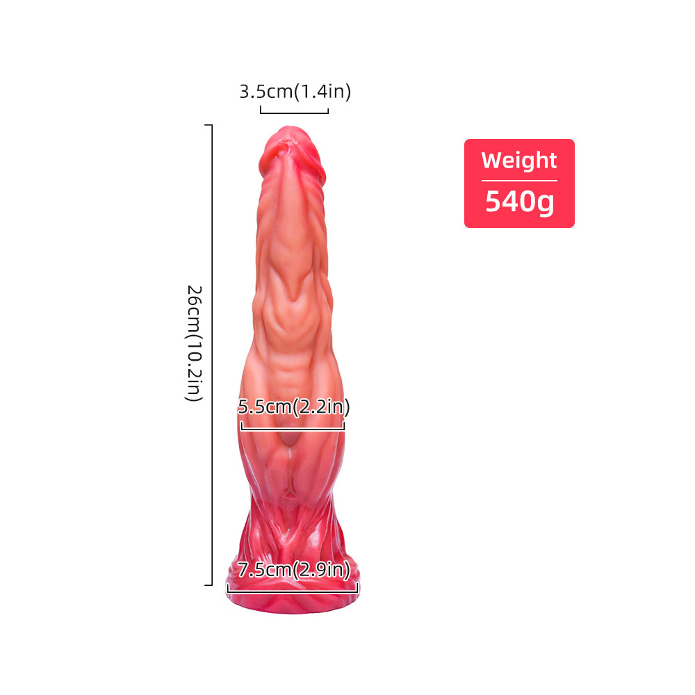 10.2 Inch Extra Large Dildo| with Veined Allovers Dildo – product view 7