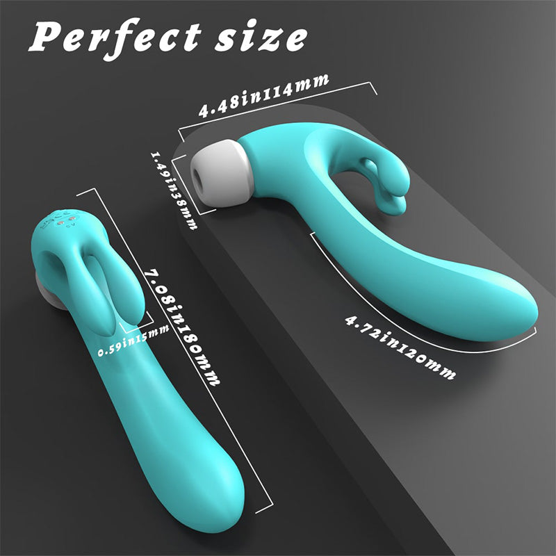 2 In 1 Rabbit Sucking Hammer Vibrator – product view 9