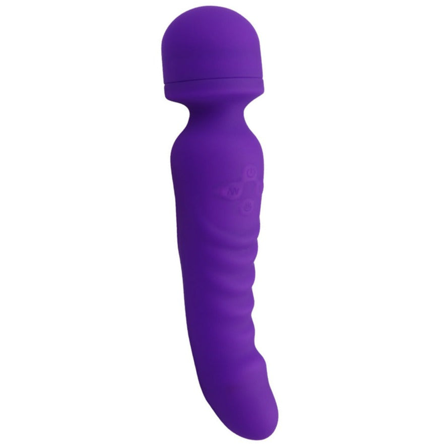 Magnetic Magic Wand Rechargeable Silicone Vibrating Dildos – product view 7