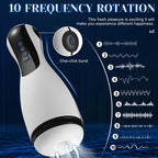 FlexForceⅡ Automatic Male Stroker 3D Textured Pocket Pussy with 10 Vibration 3 Sucking Silicone Sex Toy for Men — product image 2
