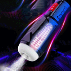 PowerSens Fully Automatic Masturbation Cup with 10 Powerful Thrusting 10 Speeds & 3 Massage Rings 3D Realistic Vagina Toy — product image 2