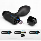 10-Frequency Strong Vibration Silicone Massage Anal Plug – product view 2