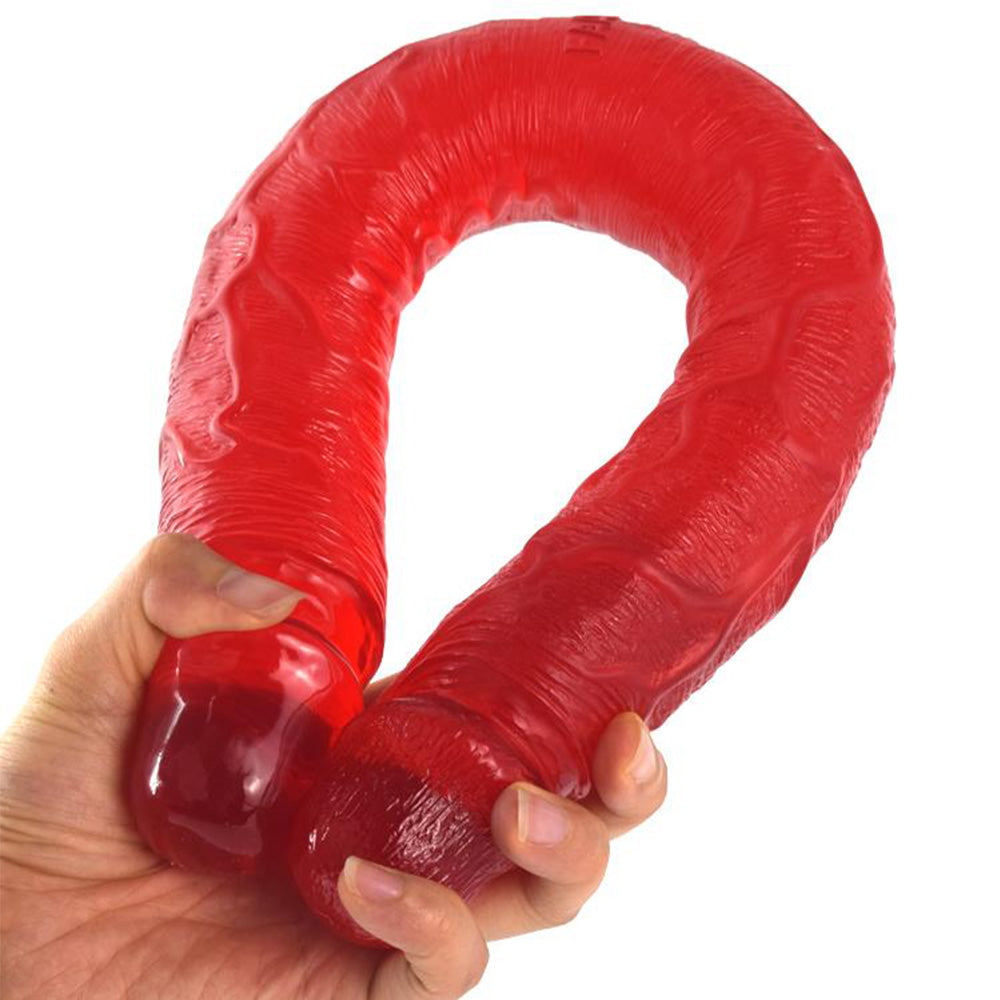 Double-Headed Artificial Anal Plug Masturbator Dildo – product view 5