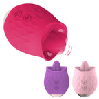 Rose Toy Vibrator For Women Clitoral Tongue Licking Vibrator